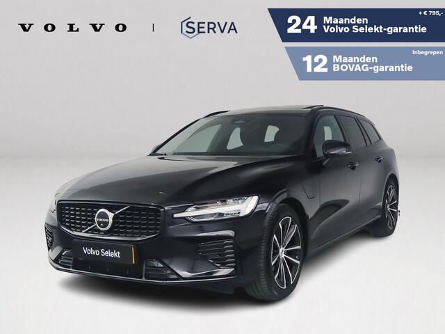 Volvo V60 T8 Plug-in hybrid AWD Plus Dark | SOH 100% | Panoramadak | 360° camera | Head-up display | Harman Kardon | Stoel- en stuurverwarming | Trekhaak