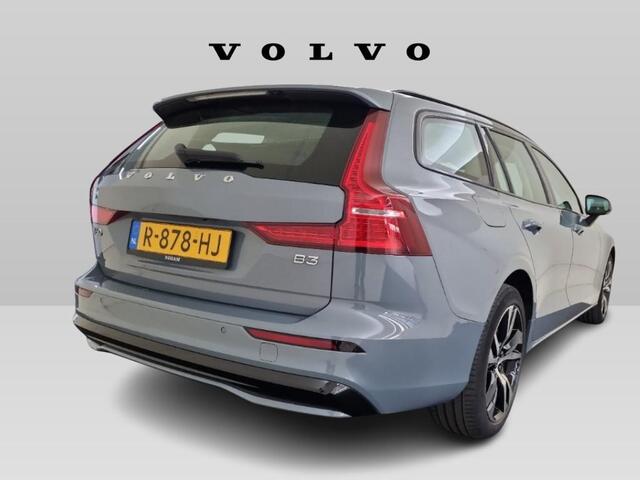 Volvo V60 2.0 B3 Plus Dark | Adaptieve Cruise Control | Panoramadak | Lederen Bekleding | DAB+ | Parkeercamera | Stoel-/Stuurverwarming | Dodehoek Detectie |