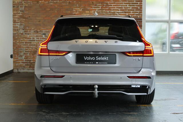 Volvo V60 T8 Plug-in hybrid AWD Plus Dark | 360° Parkeercamera | Semi-Electrische Wegklapbare Trekhaak | Stoelverwarming | Stuurwielverwarming | Google infotainment | Parkeersensoren voor + achter | Lederen bekleding – foto 7