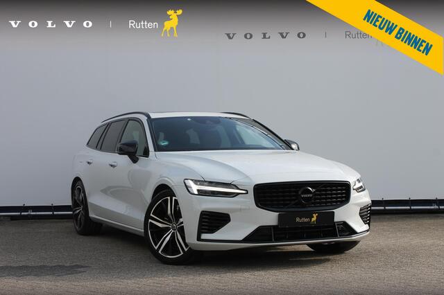 Volvo V60 T6 340pk automaat Recharge AWD R-Design Panoramich schuif kanteldak / Semi elektrisch wegklapbare trekhaak / Adaptieve cruise control