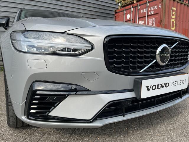 Volvo V90 2.0 T6 Plug-in hybrid AWD Ultra Dark / 360 Camera / Head-Up / Schuif/kanteldak / Trekhaak / Blis /