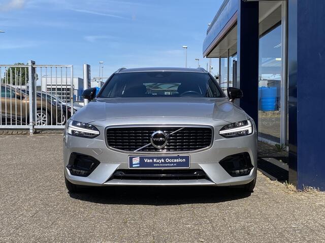 Volvo V90 2.0 T4 Business Sport / Automaat / NL-Auto / Dealer-Onderhouden / 1e-Eigenaar / R-Design / Polestar-Engineered / Apple-Carplay & Android-Auto / Luxe Vol-Leder / Stoelverwarming / Harman-Kardon / Keyless / LED / DAB Radio-Bluetooth / Navi / Adaptieve Cruis
