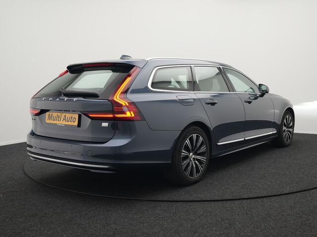 Volvo V90 T6 AWD Inscription Plug In Hybrid 340pk PHEV | Adaptive Cruise | Trekhaak af Fabriek | Head Up | Lederen Sportstoelen Memory | Harman Kardon | 360 Camera | BLIS | Pilot Assist | Stuurverwarming |