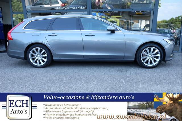 Volvo V90 T5 255 pk Aut. Panoramadak, Adaptieve CC, Apple CarPlay, Leer, Trekhaak