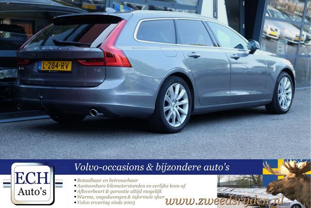 Volvo V90 T5 255 pk Aut. Panoramadak, Adaptieve CC, Apple CarPlay, Leer, Trekhaak