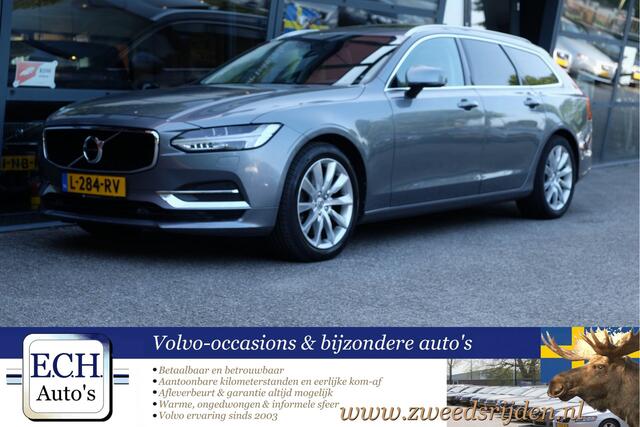 Volvo V90 T5 255 pk Aut. Panoramadak, Adaptieve CC, Apple CarPlay, Leer, Trekhaak