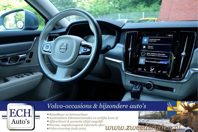 Volvo V90 T5 255 pk Aut. Panoramadak, Adaptieve CC, Apple CarPlay, Leer, Trekhaak