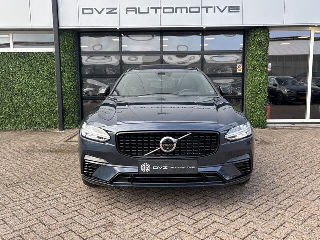 Volvo V90 2.0 T8 PHEV AWD Long Range Ultimate Dark | Pano | Luchtvering | 360 Camera | Trekhaak | BTW