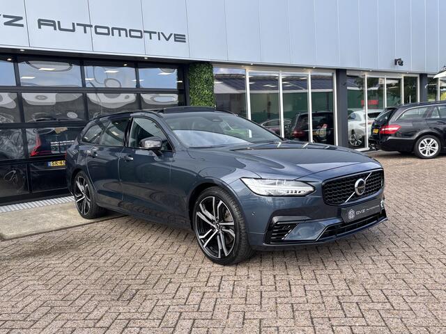 Volvo V90 2.0 T8 PHEV AWD Long Range Ultimate Dark | Pano | Luchtvering | 360 Camera | Trekhaak | BTW