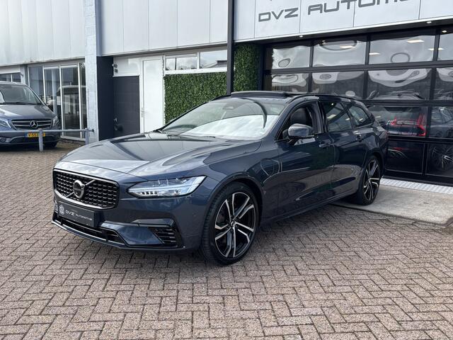Volvo V90 2.0 T8 PHEV AWD Long Range Ultimate Dark | Pano | Luchtvering | 360 Camera | Trekhaak | BTW