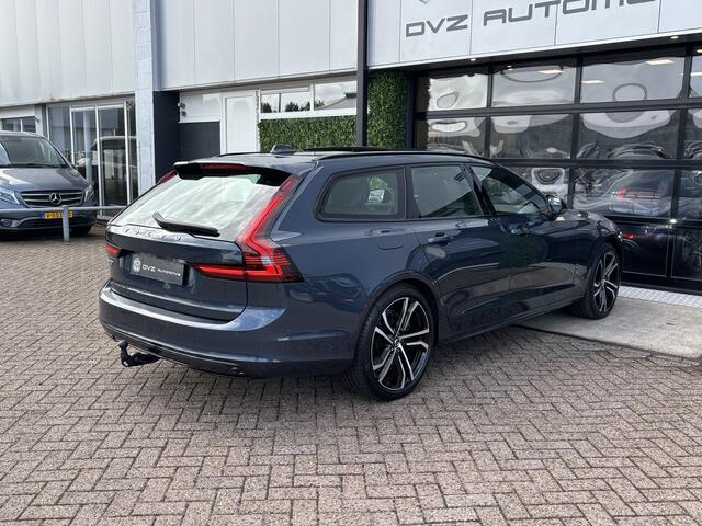 Volvo V90 2.0 T8 PHEV AWD Long Range Ultimate Dark | Pano | Luchtvering | 360 Camera | Trekhaak | BTW