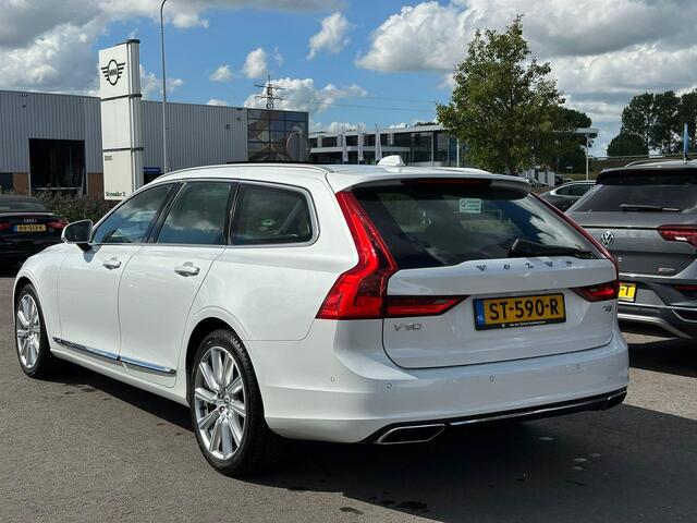 Volvo V90 2.0 T4 Inscription Trekhaak | 360 cam | Stoelmassage & Ventilatie | Pano | Stoel + stuurverwarming| Dealer onderhouden