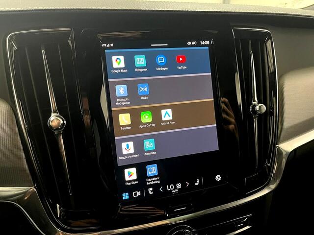 Volvo V90 2.0 T6 AWD LONG RANGE 293kW/399pk Aut8 Recharge R-Design PANORAMADAK + GOOGLE DASHBOARD + ADAPT.CRUISE + HARMAN/KARDON + EL.TREKHAAK + PILOT ASSIST + BLIS + STOEL-&STUURVERWARMING + CAMERA + KEYLESS ENTRY&GO + LANE ASSIST + PARKSENSOREN + 18" LM-VELGEN!!