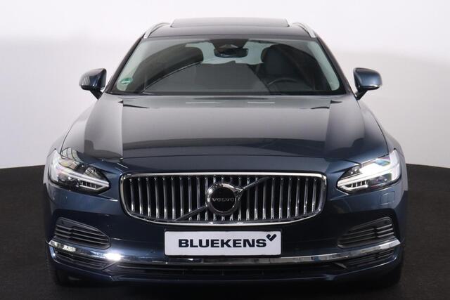 Volvo V90 T6 AWD Inscription - LONG RANGE - Panorama/schuifdak - IntelliSafe Assist & Surround - Harman/Kardon audio - Adaptieve LED koplampen - Parkeercamera achter - Verwarmde voorstoelen, stuur & achterbank - Parkeersensoren voor & achter - Extra getint glas - E