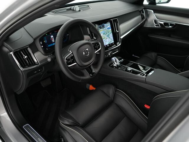 Volvo V90 T6 Ultra Dark 2.0 350pk Plug-in hybrid AWD |Bowers&Wilkens|panoramadak|memoy|HUD|lederen sportstoelen|Apple Carplay|elek. trekhaak|360 camera|blind spot|stoel en stuurverwarming|