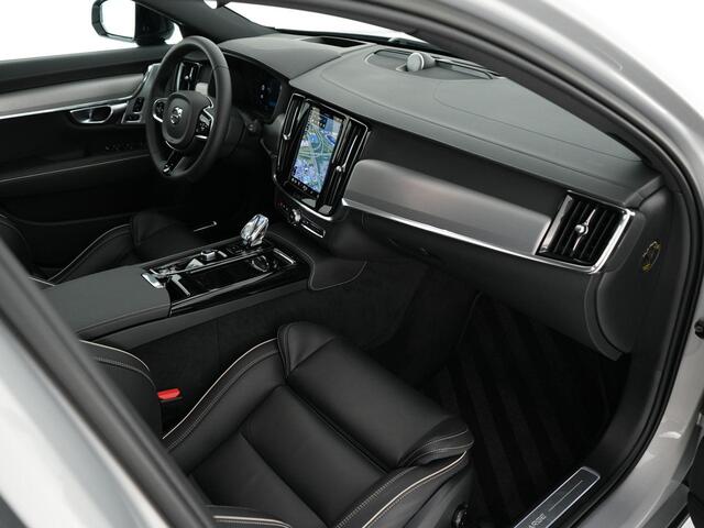 Volvo V90 T6 Ultra Dark 2.0 350pk Plug-in hybrid AWD |Bowers&Wilkens|panoramadak|memoy|HUD|lederen sportstoelen|Apple Carplay|elek. trekhaak|360 camera|blind spot|stoel en stuurverwarming|