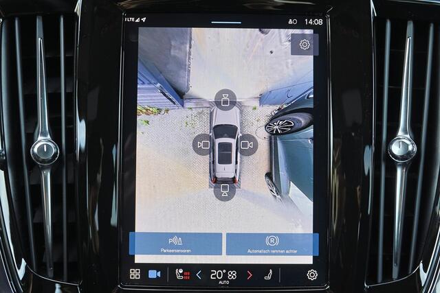 Volvo V90 T6 Recharge AWD Plus Dark - IntelliSafe Assist & Surround - Harman/Kardon audio - 360º Camera - Adaptieve LED koplampen - Verwarmde voorstoelen, stuur & achterbank - Parkeersensoren voor & achter - Elektr. bedienb. voorstoelen met geheugen - Extra getint