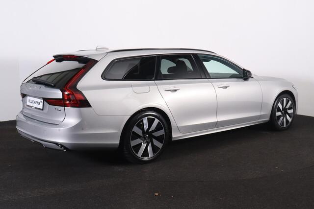 Volvo V90 T6 Recharge AWD Plus Dark - IntelliSafe Assist & Surround - 360º Camera - Harman/Kardon audio - Adaptieve LED koplampen - Verwarmde voorstoelen, stuur & achterbank - Parkeersensoren voor & achter - Elektr. bedienb. voorstoelen met geheugen - Extra getint