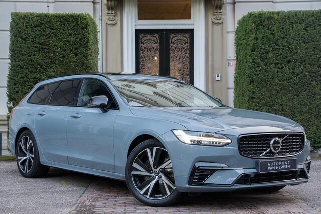 Volvo V90 2.0 T6 Plug-in hybrid AWD Ultra Dark TREKHAAK | PANO | 360 CAM | H&K | PILOT PACK | THUNDERGREY