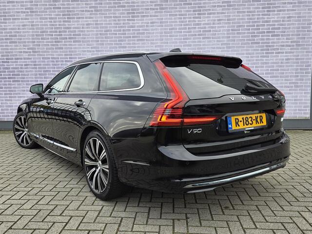 Volvo V90 T6 Plug-in Hybrid AWD Inscription Aut | Trekhaak 2100 kg | Google Maps | Long Range Accu | Harman Kardon | Elek. Stoelen | Stoel-/Stuurverwarming | Panoramadak | Wool Blend Interieur | All- seasonbanden