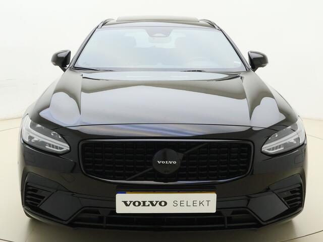 Volvo V90 T8 455pk AWD R-Design / Luchtvering / Bowers&Wilkins Audio / Gelaagd glas / 360 Camera / 20'' / Head-Up / Trekhaak / Black Pack / Full-LED / Lederen Dashboard /