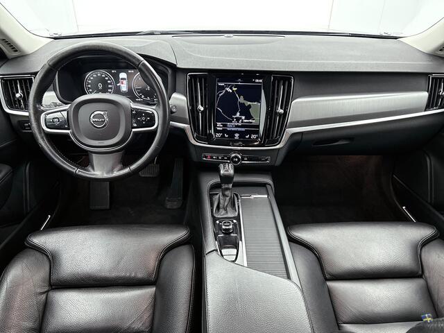 Volvo V90 D4 190PK Automaat Luxury / Navigatie / Adap-cruise / park-assist / Memory sportseats / leder int. / Trekhaak / 18" Lmv / Apk 04-2026