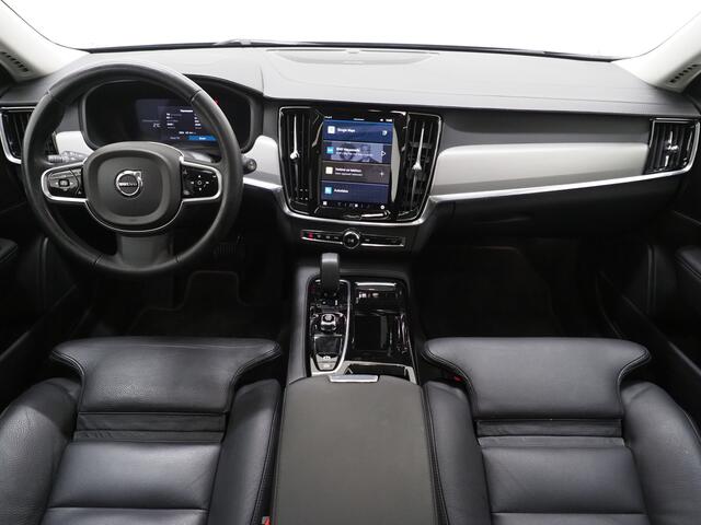 Volvo V90 2.0 T6 Plug-in hybrid AWD Plus Dark Long Range | Panoramadak | Pilot Assist | Trekhaak | Leder | Harman/Kardon | 360 | Keyless | Carplay