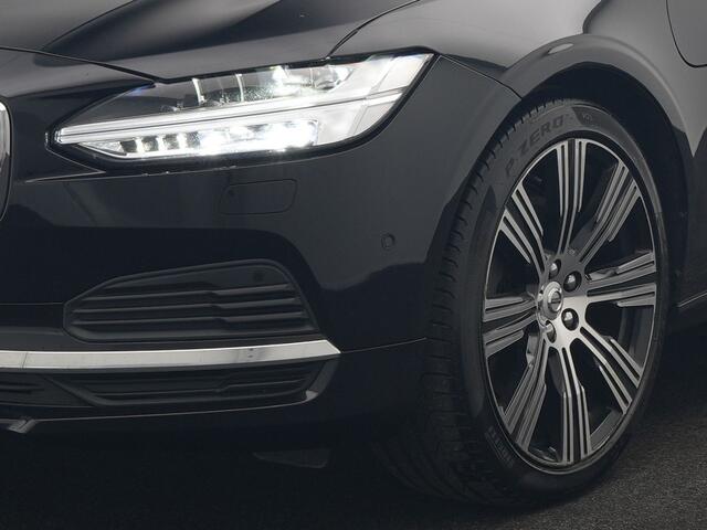 Volvo V90 T8 AWD Inscription Exclusive LONG RANGE PHEV 394pk Dealer O.H. | Panodak | Head Up | Adaptive Cruise | 360 Camera | Bowers & Wilkins | Lederen Sportstoelen Ventilatie & Memory | Keyless | Blis | Stoelen & Stuur Verwarmd | Apple Carplay | Plug In Hybrid