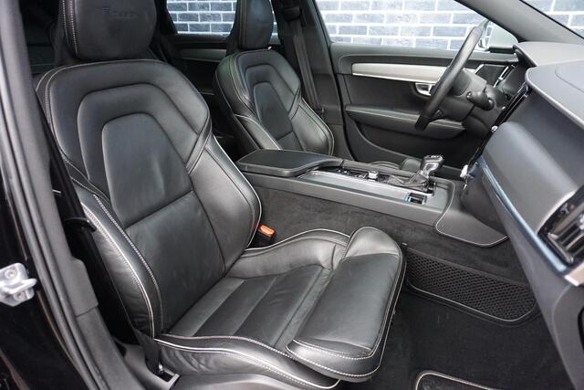 Volvo V90 2.0 T4 Business Sport | Trekhaak | Schuif/kantel Panoramadak | BLIS | Adaptieve cruise control | Pilot assist | Stoel + Stuurverwarming | Leder | Elektrisch verstelbare stoelen |
