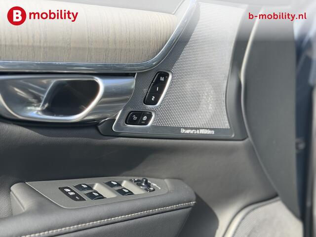 Volvo V90 2.0 T8 Plug-in hybrid AWD Ultra Dark Trekhaak 2100kg Panoramadak | Head-Up | Bowers&Wilkins | 360 Camera | Stoelventilatie/Verwarming