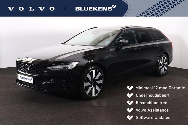 Volvo V90 T6 Recharge AWD Plus Dark - Panorama/schuifdak - IntelliSafe Assist & Surround - 360º Camera - Harman Kardon audio - Verwarmde voorstoelen, stuur & achterbank - Parkeersensoren voor & achter - Elektr. bedienb. voorstoelen met geheugen - Head up display - 