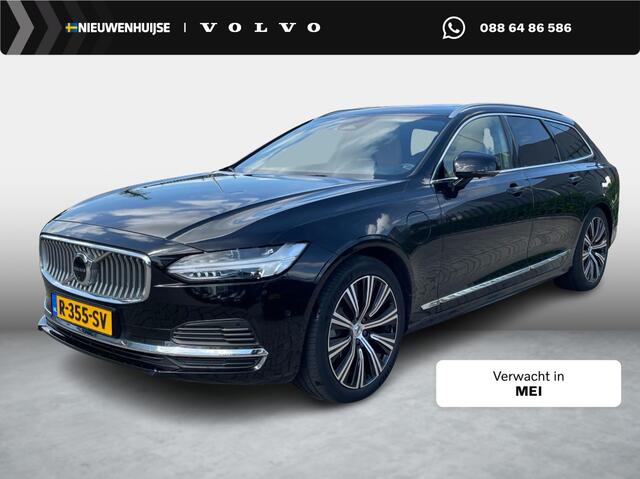Volvo V90 2.0 T6 Plug-in hybrid AWD Ultimate Bright | PHEV | 360 Graden Camera | Stoelventilatie | Stoelverwarming | Nappaleder | Panoramadak | Cruise Control Adaptief | BLIS | Navigatie | Apple Carplay | Android Auto | Elektrische Achterklep | Elektrisch Verstelba