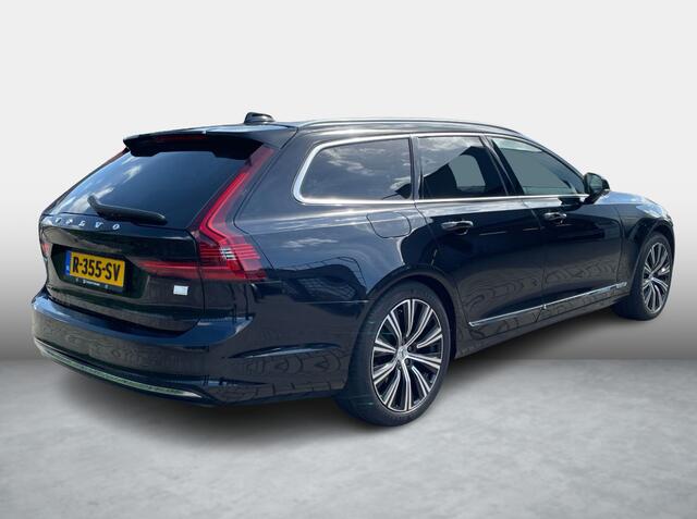 Volvo V90 2.0 T6 Plug-in hybrid AWD Ultimate Bright | PHEV | 360 Graden Camera | Stoelventilatie | Stoelverwarming | Nappaleder | Panoramadak | Cruise Control Adaptief | BLIS | Navigatie | Apple Carplay | Android Auto | Elektrische Achterklep | Elektrisch Verstelba