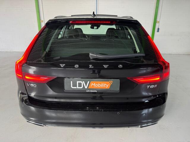 Volvo V90 2.0 T8 AWD PLUG-IN HYBRIDE / MOMENTUM / Panoramadak / Lederen bekleding / AppleCarplay / Boekjes aanwezig.