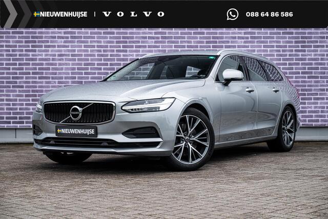 Volvo V90 2.0 T4 Momentum | Trekhaak | Adaptieve Cruise Control | Leer | Scandinavian Line | Standkachel | BLIS | Keyless | CarPlay |