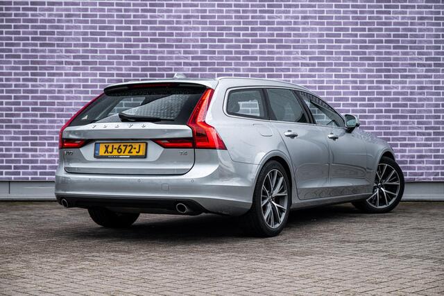 Volvo V90 2.0 T4 Momentum | Trekhaak | Adaptieve Cruise Control | Leer | Scandinavian Line | Standkachel | BLIS | Keyless | CarPlay |