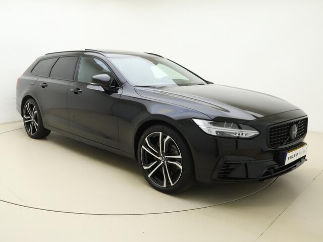 Volvo V90 T8 455pk AWD R-Design / Luchtvering / Bowers&Wilkins Audio / Gelaagd glas / 360 Camera / 20'' / Head-Up / Trekhaak / Black Pack / Full-LED / Lederen Dashboard /