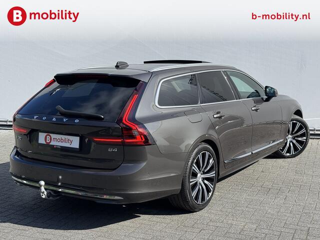 Volvo V90 B4 Plus Bright Trekhaak 2000kg Panoramadak Harman/Kardon | Adaptive Cruise Control | 360 Camera | Apple CarPlay