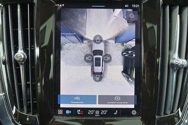Volvo V90 T6 Recharge AWD Plus Bright - Panorama/schuifdak - IntelliSafe Assist & Surround - 360º Camera - Bowers & Wilkins audio - Adaptieve LED koplampen - Verwarmde voorstoelen, stuur & achterbank - Parkeersensoren voor & achter - Elektr. bedienb. voorstoelen me