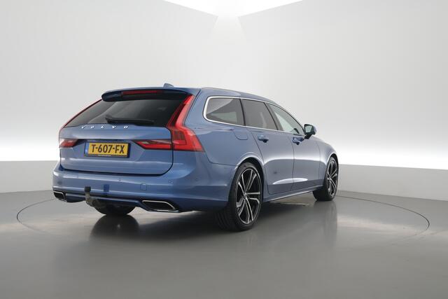 Volvo V90 2.0 T8 AWD R-Design | Pano | Elek. Trekhaak | Memory seats | SOH 77% | Pilot Assist | 20'' | Leder | 360cam