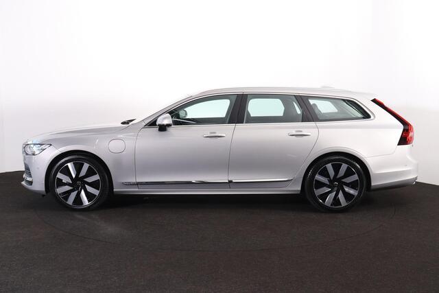 Volvo V90 T6 Recharge AWD Plus Bright - IntelliSafe Assist & Surround - 360º Camera - Harman/Kardon audio - Adaptieve LED koplampen - Verwarmde voorstoelen & stuur - Parkeersensoren voor & achter - Elektr. bedienb. voorstoelen met geheugen - 19' LMV