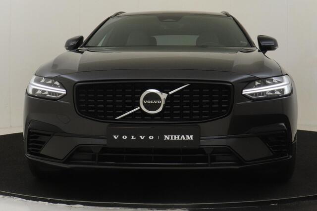 Volvo V90 T6 PLUG-IN HYBRID AWD PLUS DARK *LONG RANGE!* -HARMAN/KARDON|CAMERA|KINDERZITJES|PRIVACY.GLAS|TREKHAAK|WOOL.BLEND|GOOGLE|SoH:100%