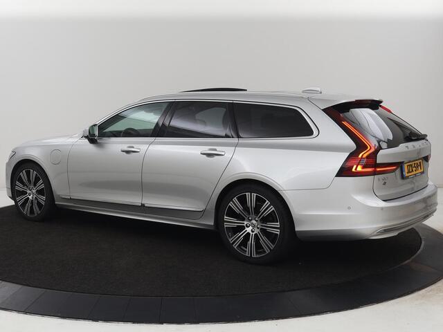 Volvo V90 2.0 T6 Plug In AWD Inscription | SOH 97% | Panoramadak | Head-Up | Leder | Harman/Kardon | 20'' | 360 Camera | Stoelverwarming | Carplay | Full LED | Stuurverwarming | PHEV