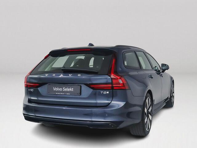 Volvo V90 T8 Plug-in hybrid AWD Ultra Dark | SOH 100% | Panoramadak | 360° camera | Harman Kardon | Head-up display | Stoel- en Stuurverwarming | Trekhaak