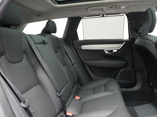 Volvo V90 T6 AWD Plus Bright LONG RANGE PHEV 350pk Dealer O.H. | Trekhaak Af Fabriek | Panodak | Adaptive Cruise | Camera | Harman / Kardon | Lederen Sportstoelen Memory & Verwarmd | Keyless | Blis | Stuur Verwarmd | Apple Carplay | Google Assistent | Plug In Hybri