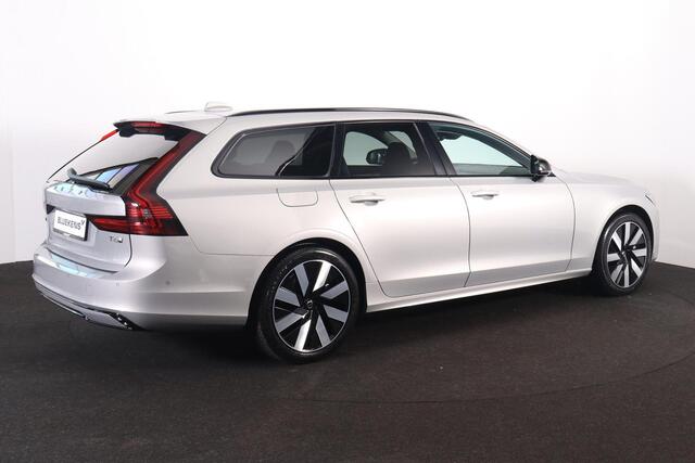 Volvo V90 T6 Recharge AWD Plus Dark - IntelliSafe Assist & Surround - 360º Camera - Harman/Kardon audio - Verwarmde voorstoelen, stuur & achterbank - Parkeersensoren voor & achter - Elektr. bedienb. voorstoelen met geheugen - Extra getint glas - 19' LMV