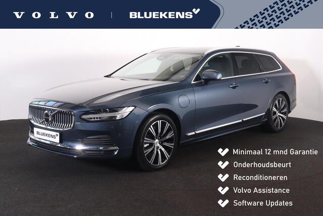 Volvo V90 T6 AWD Inscription Expression - IntelliSafe Assist & Surround - Adaptieve LED koplampen - Verwarmde voorstoelen & stuur - Parkeersensoren achter - Elektr. bedienb. voorstoelen met geheugen - Head up display - Extra getint glas - Inklapbare trekhaak - 19'
