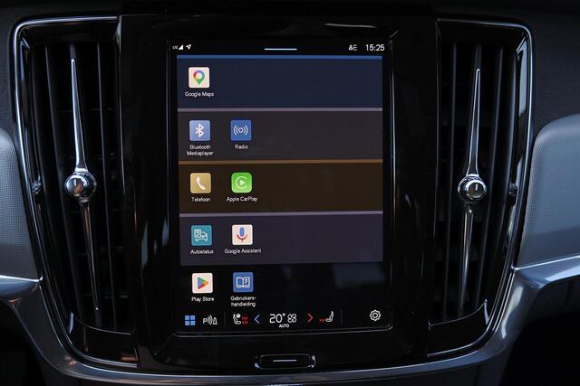 Volvo V90 T6 AWD Inscription Expression - IntelliSafe Assist & Surround - Adaptieve LED koplampen - Verwarmde voorstoelen & stuur - Parkeersensoren achter - Elektr. bedienb. voorstoelen met geheugen - Head up display - Extra getint glas - Inklapbare trekhaak - 19'