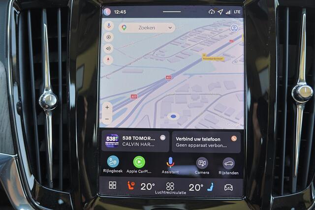 Volvo V90 T8 Recharge AWD Ultra Dark - Luchtvering - Panorama/schuifdak - IntelliSafe Assist & Surround - 360º Camera - Bowers & Wilkins audio - Adaptieve LED koplampen - Verwarmde voorstoelen, stuur & achterbank - Parkeersensoren voor & achter - Elektr. bedienb. v