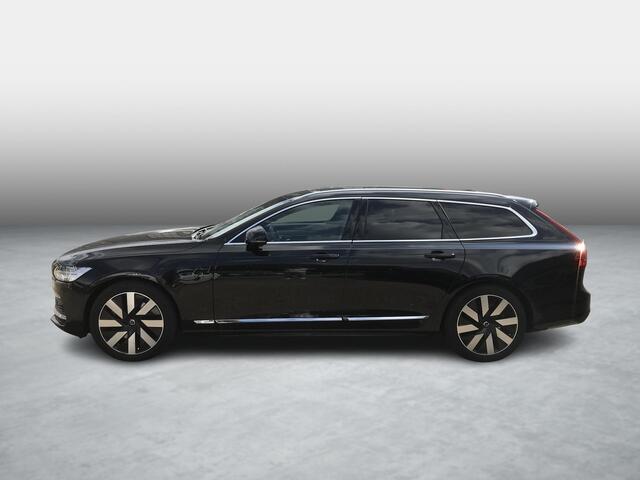 Volvo V90 2.0 T8 Plug-in hybrid AWD Plus Bright , Automaat, Trekhaak, Schuif-/Kanteldak, Harman Kardon, Adap.Cruise, 360 Camera, Stoel/Stuurverwarming, Apple Carplay, Clima, 19 Inch LMV, PDC, LKA